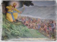 tenth Guru Guru Gobind Singh in a fight